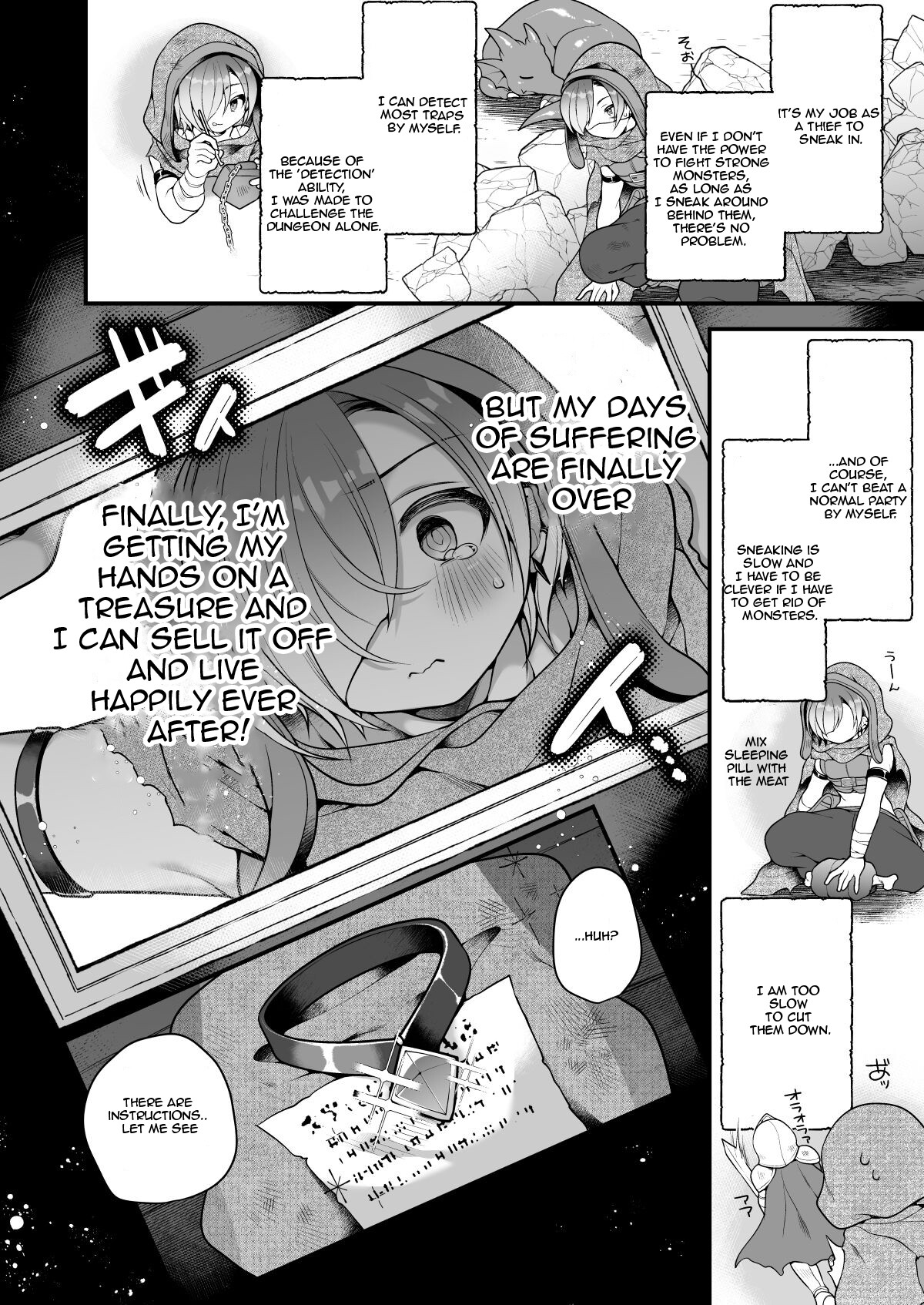 Hentai Manga Comic-I, an Adventurer ran out of food in the dungeon, so I turned into a Succubus.-Read-4